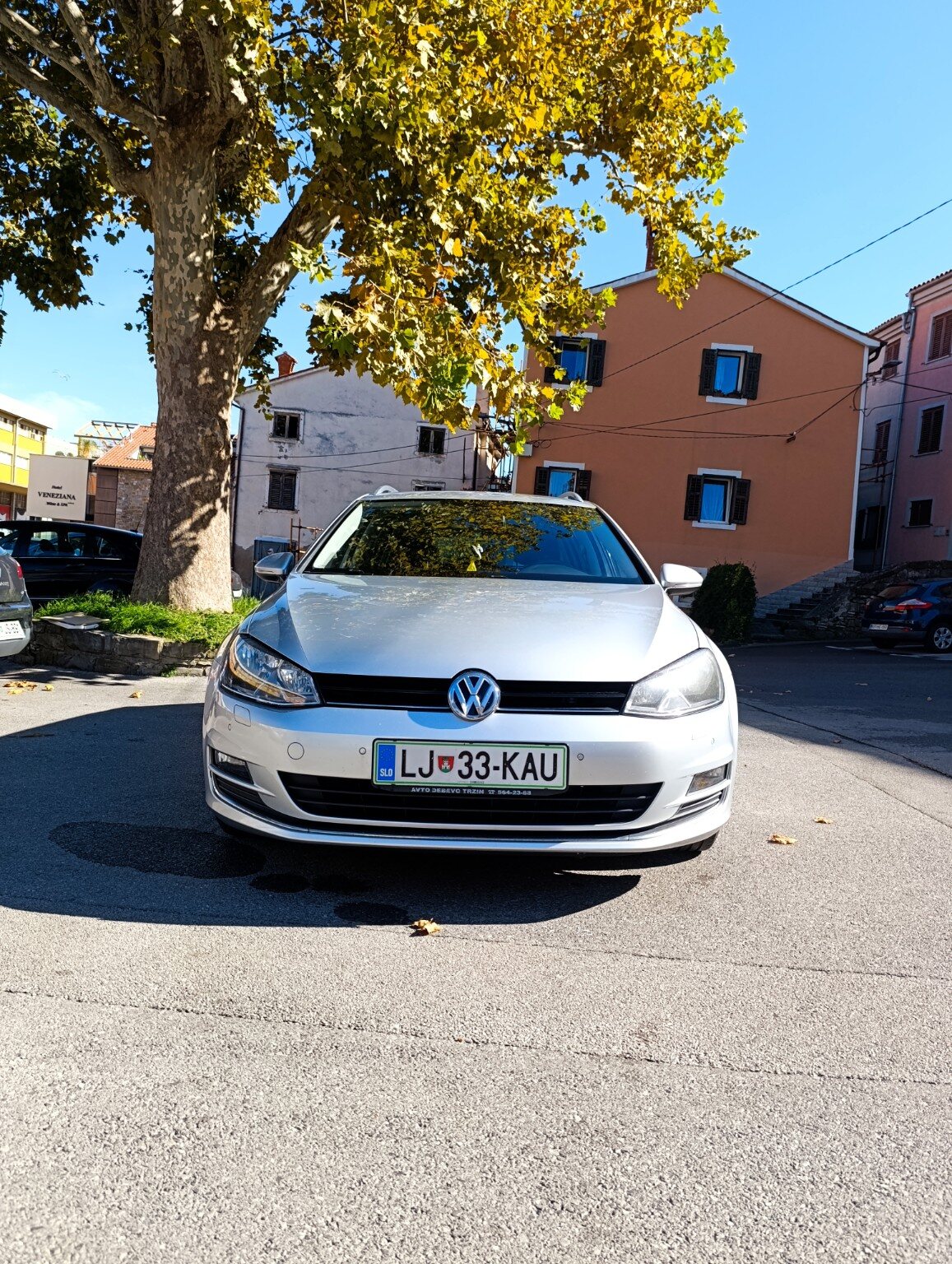 Front view of the Golf 7 Estate